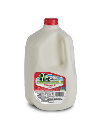 Country Dairy Vitamin D whole milk gallon jug