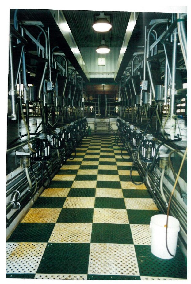 The original milking parlor